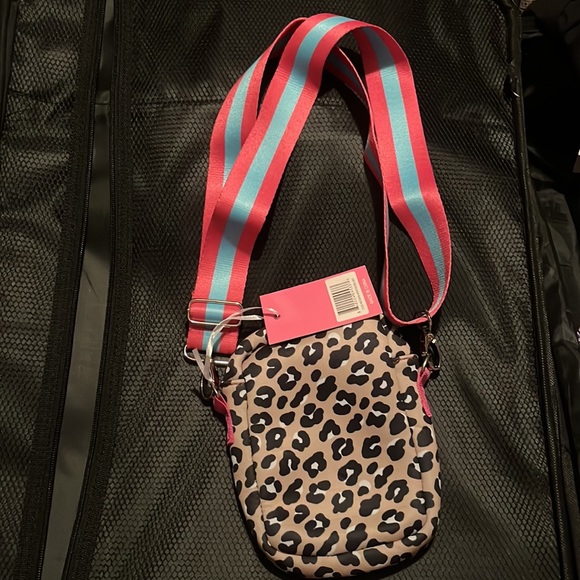 Simply Southern Leopard and Pink Crossbody Bag - Picture 2 of 5